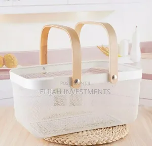 Unique Wire Mesh Rectangular Vegetable Storage Basket