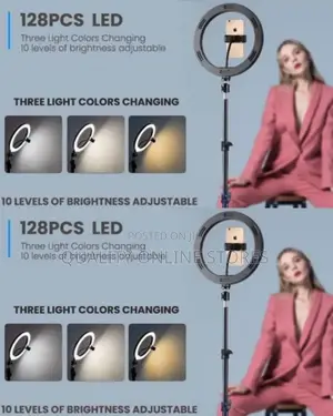 Adjustable 12 Inch Led Ring Light