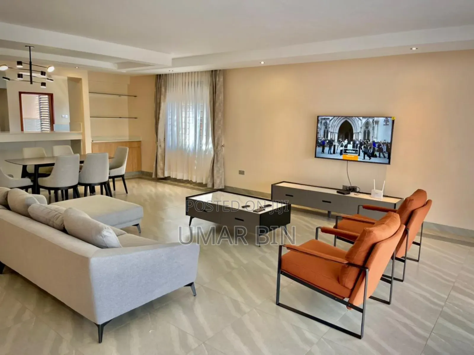 Furnished 3bdrm Apartment in Kololo, Nakawa for rent