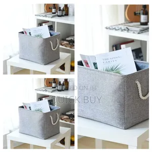 New Portable Books Basket With Handles