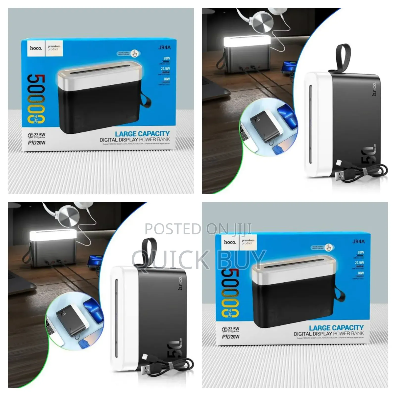 50000mah Large Capacity Digital Display Power Bank