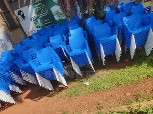 Plastic Blue Chairs for Garden/Hotels/Bars/Outdoor