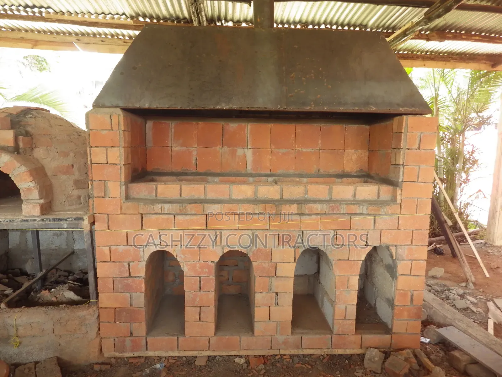 Pizza Oven , Brick Barbecue, Charcoal And Fire Wood Stove,
