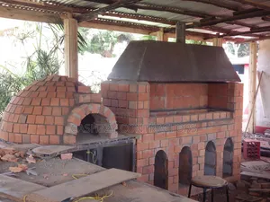 Pizza Oven , Brick Barbecue, Charcoal And Fire Wood Stove,