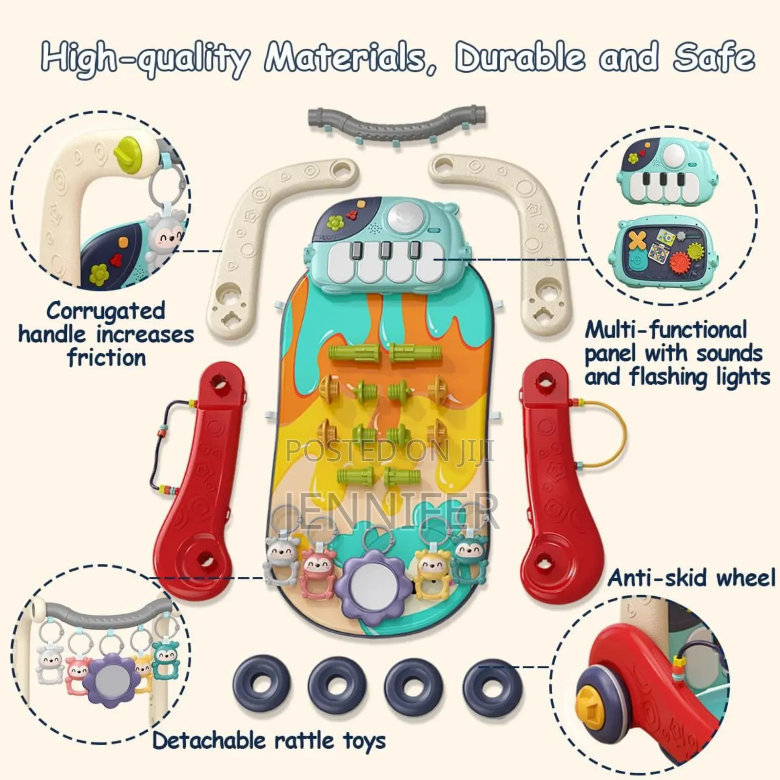Brand New 2 in 1 Baby Gym With Walker