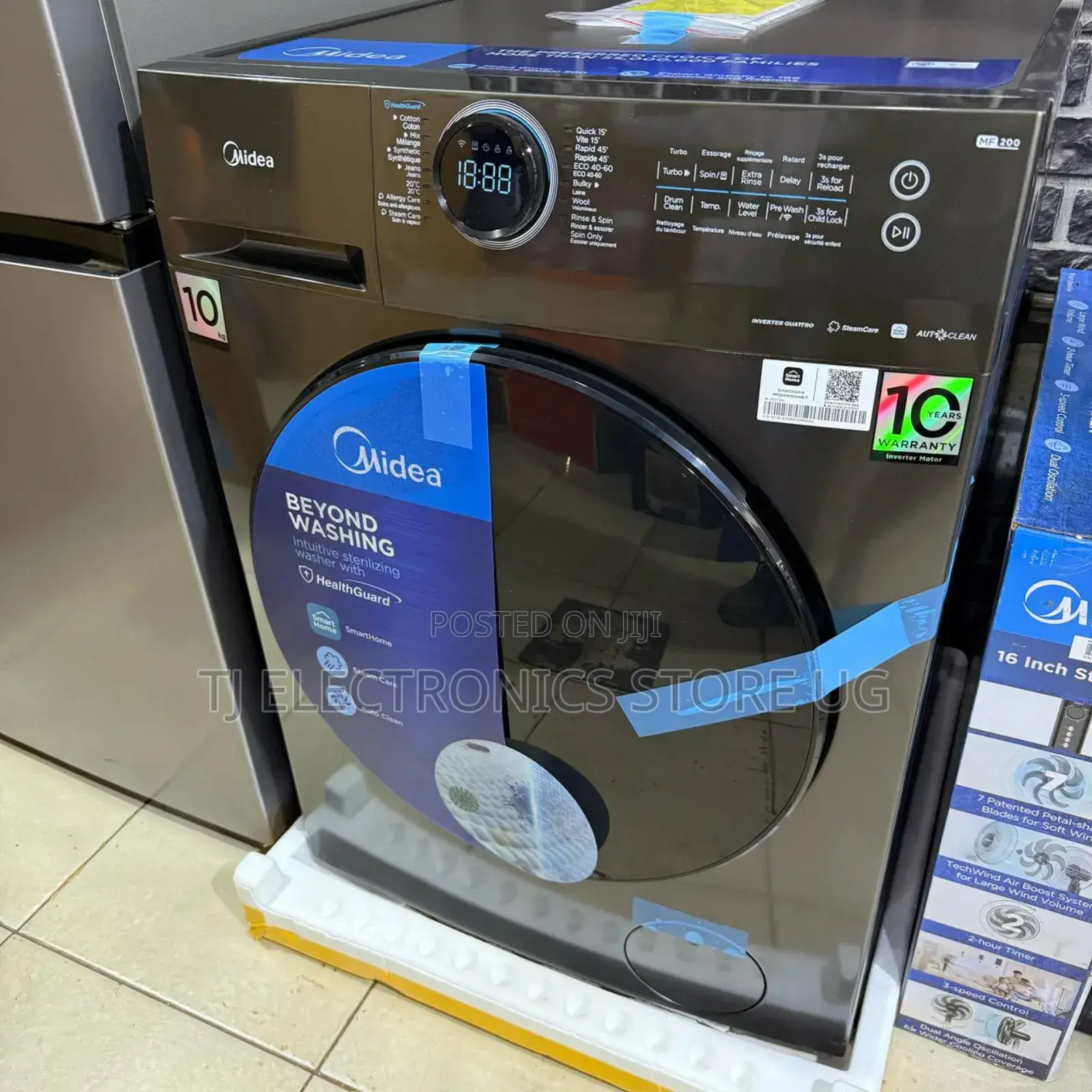 Midea 10kg Smart Inverter Type Front Loader Washing Machine
