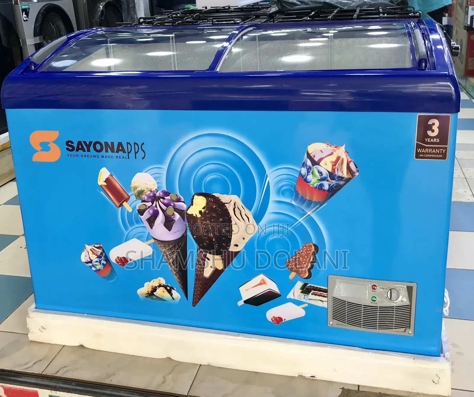 Sayona Display Freezer