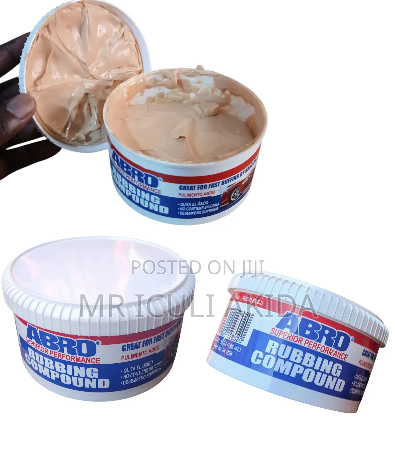 Abro 295ml Superior Rubbing Compound Silicone Free T Cut