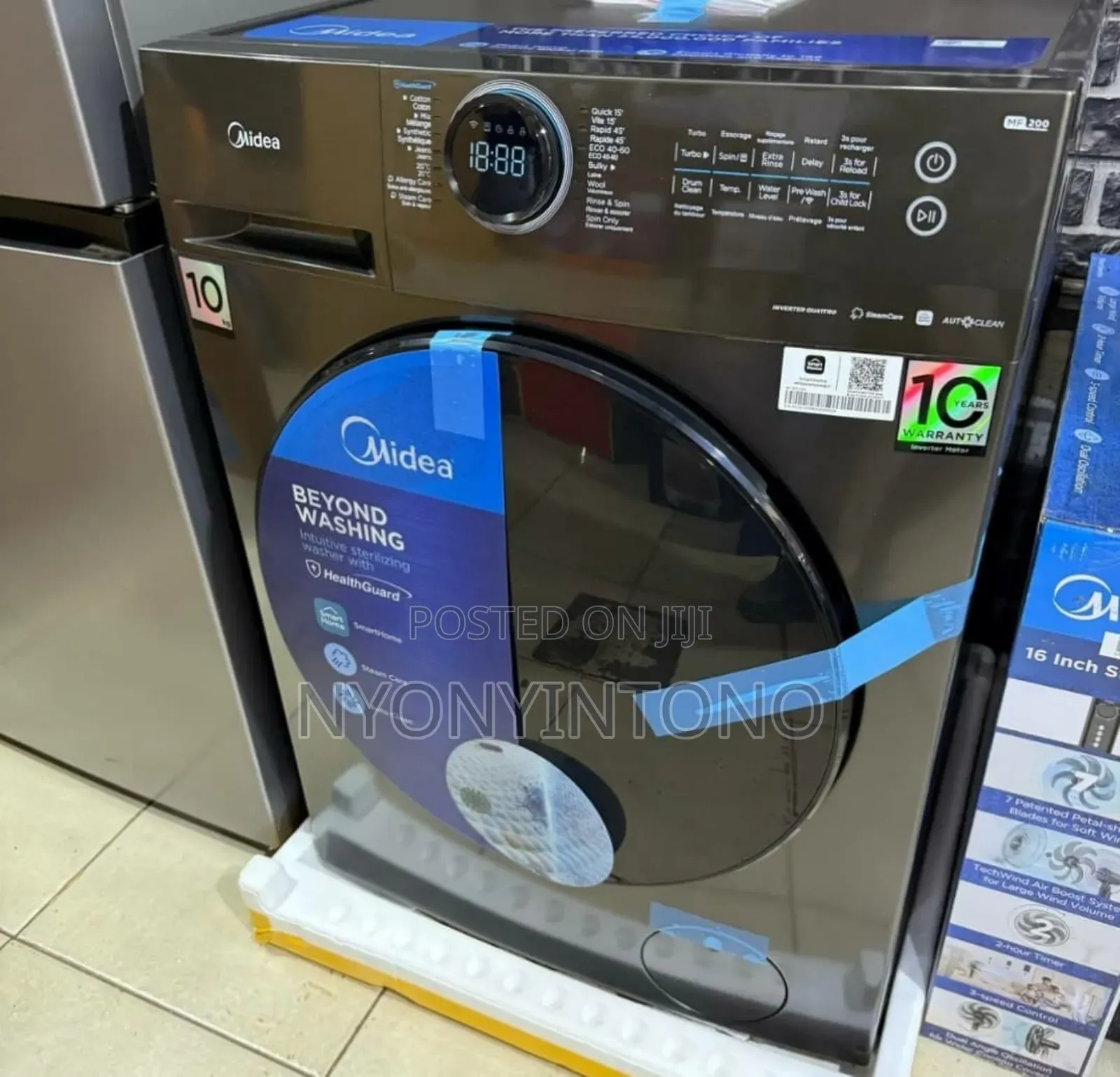 Midea 10kg Smart Inverter Front Loader Washing Machine
