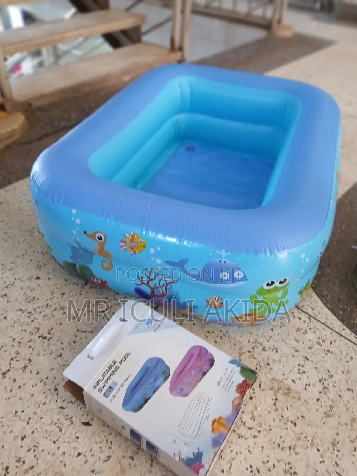 120x90x36cm 3+Ages Inflatable Swimming Pool