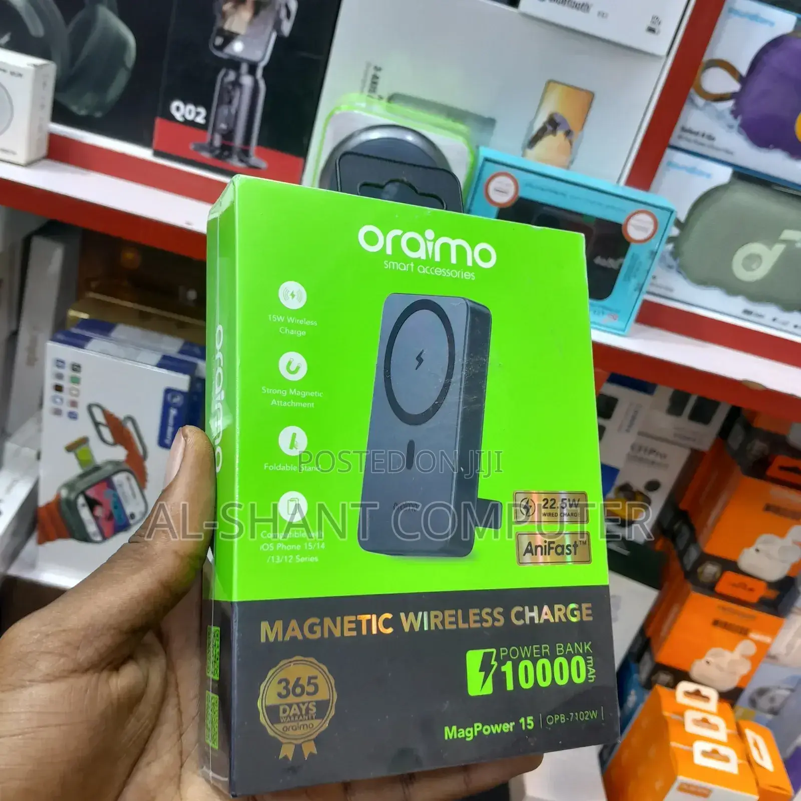 Oraimo 10000mah Powerbank/Magnetic Wireless Power Bank