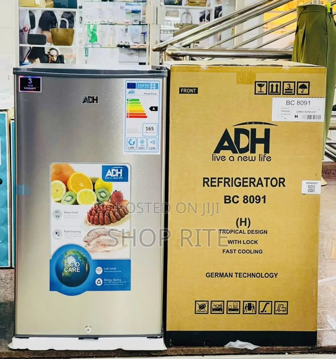 Adh 120 Liters Refrigerator Brand New