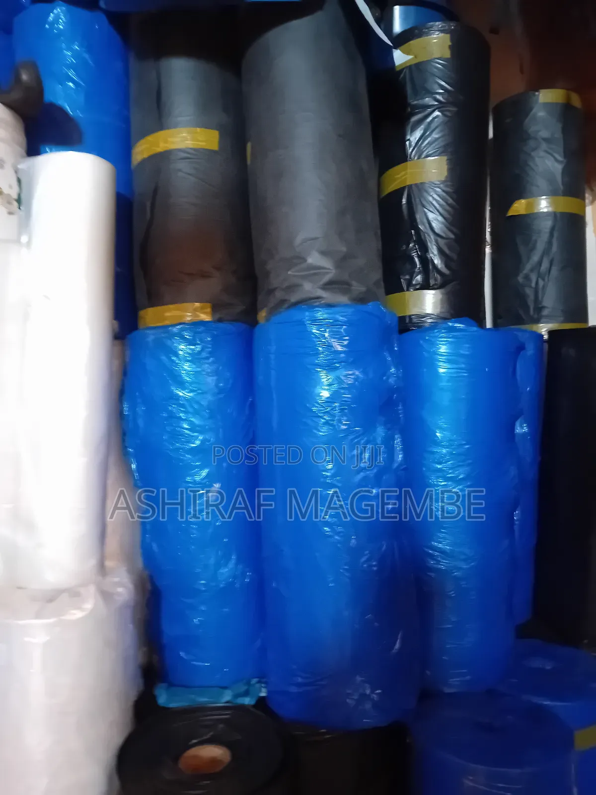 Black Polythene Rolls in 50kg