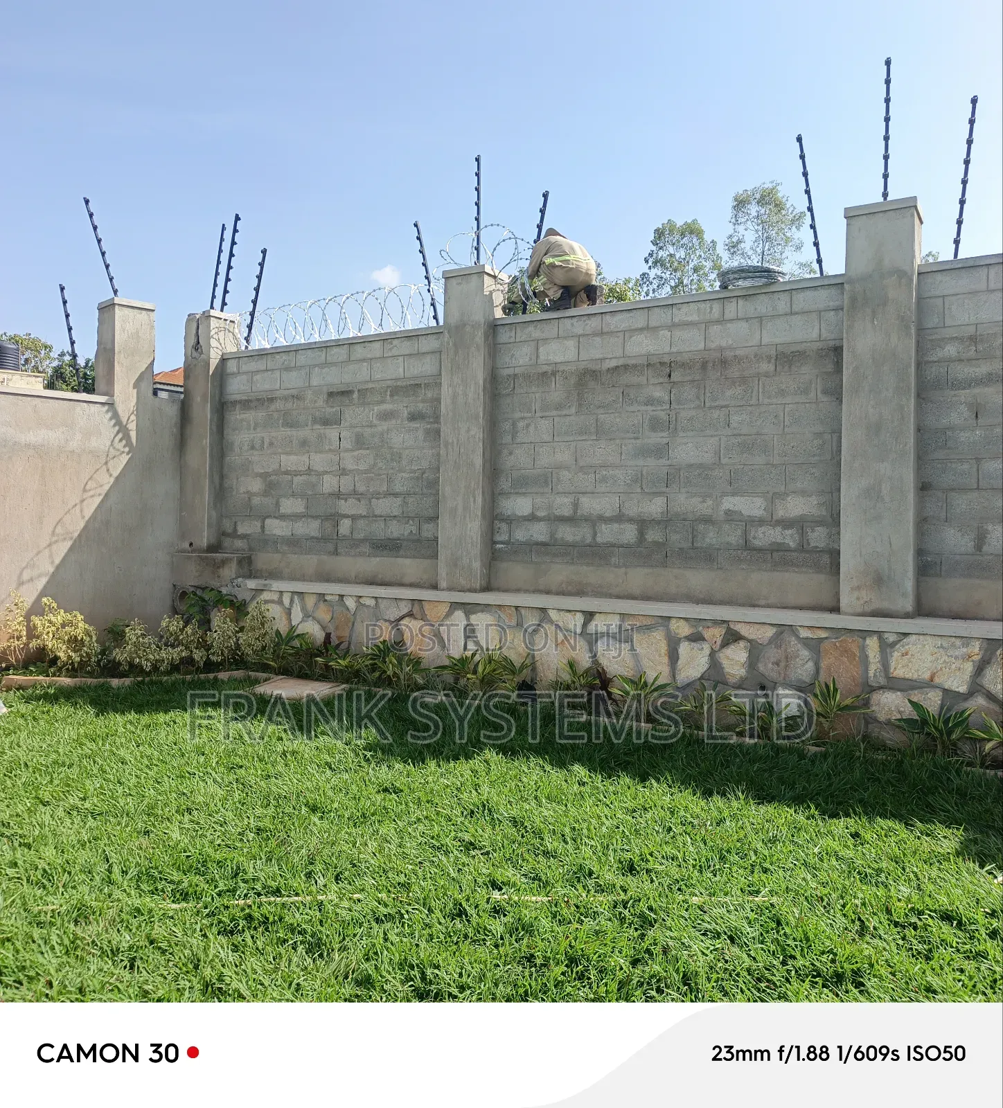 Electric Fence for Security