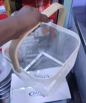 Delivery Basket With Wooden Handle