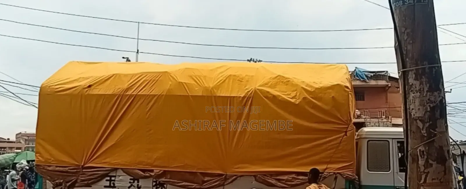 Yellow 30x30 Tarpaulin