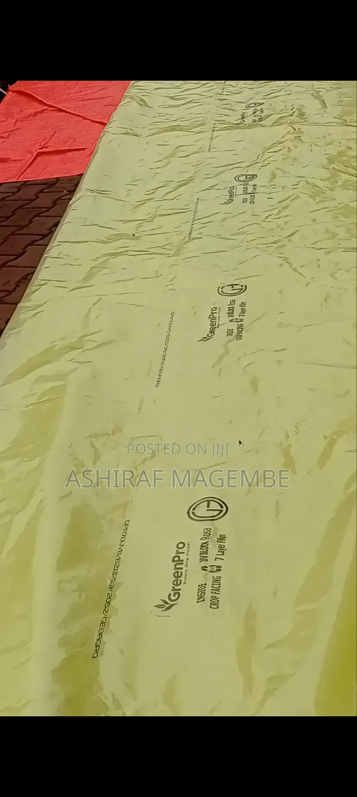 Uv Treated Polythene for Green Houses in Green and White