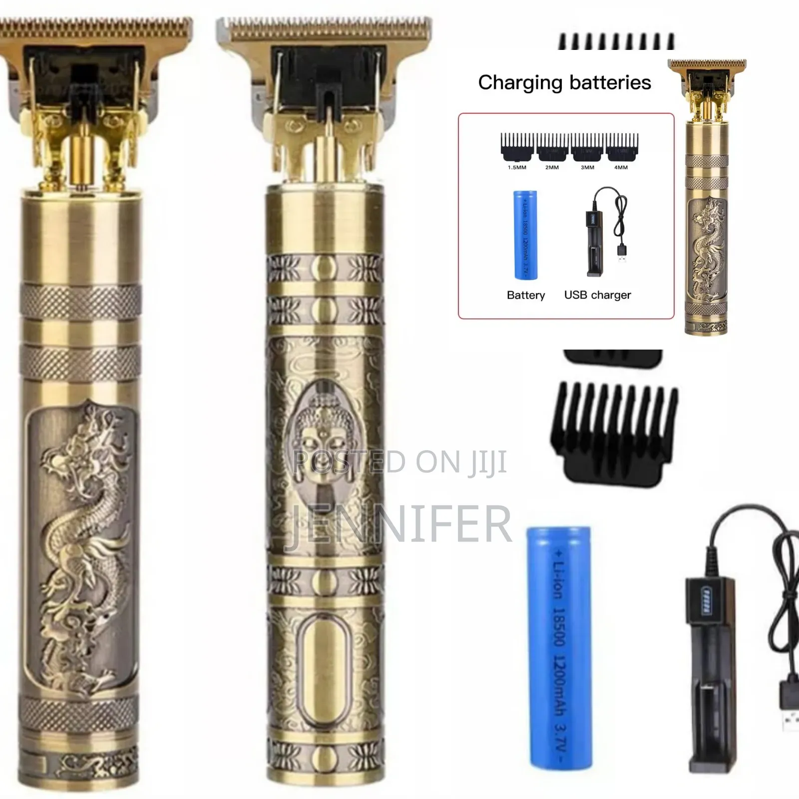 Waterproof Gold Body Shaving Clipper