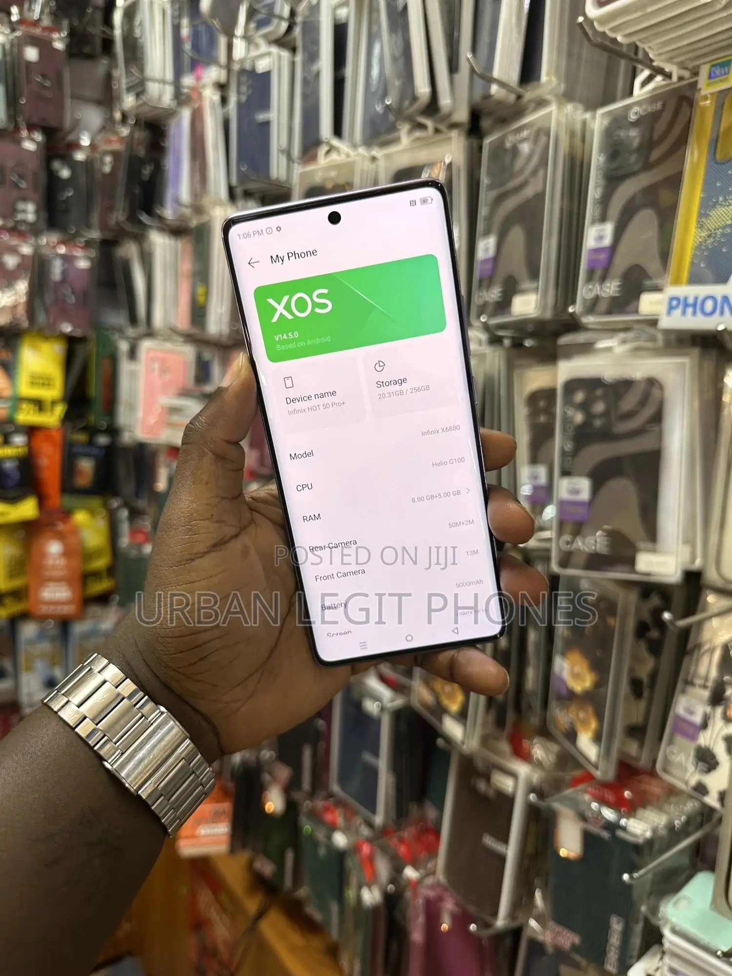 New Infinix Hot 50 Pro+ 4G 256 GB Purple