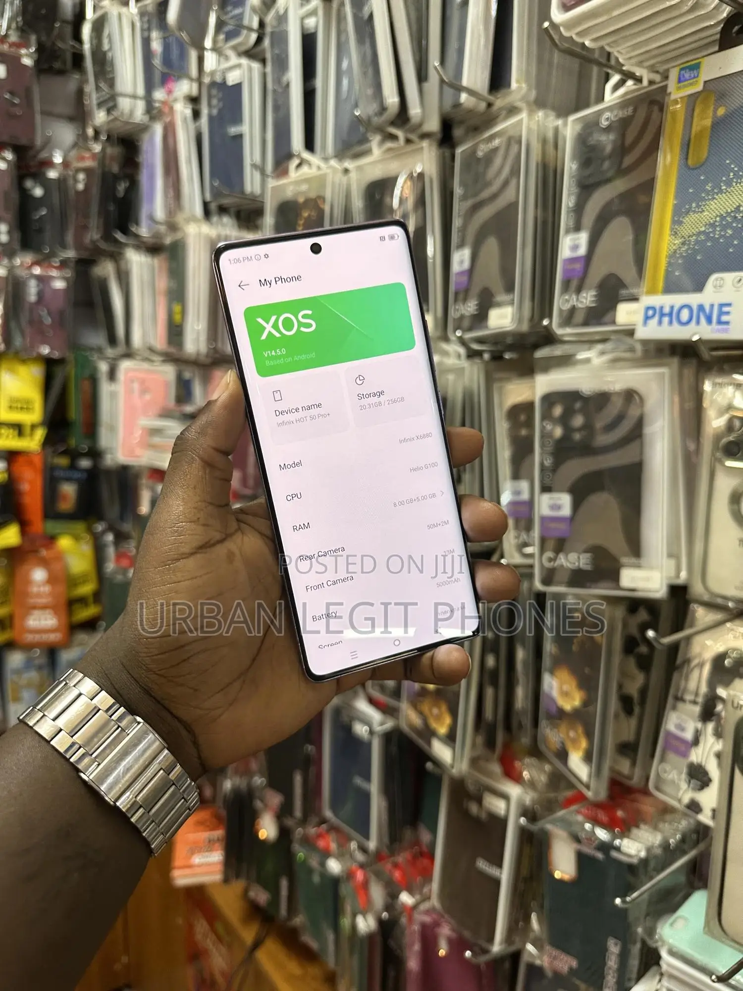 New Infinix Hot 50 Pro+ 4G 256 GB Purple