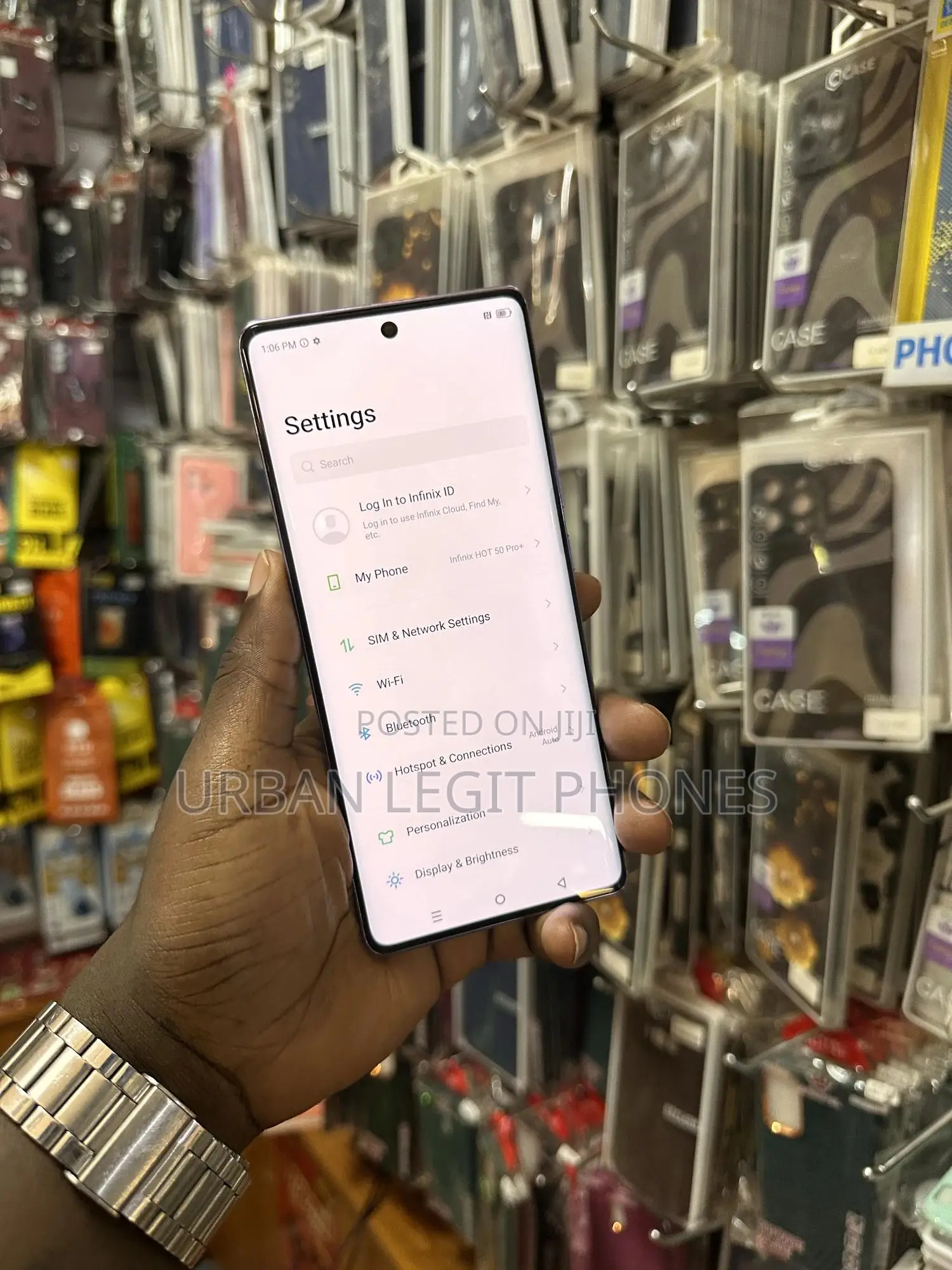 New Infinix Hot 50 Pro+ 4G 256 GB Purple