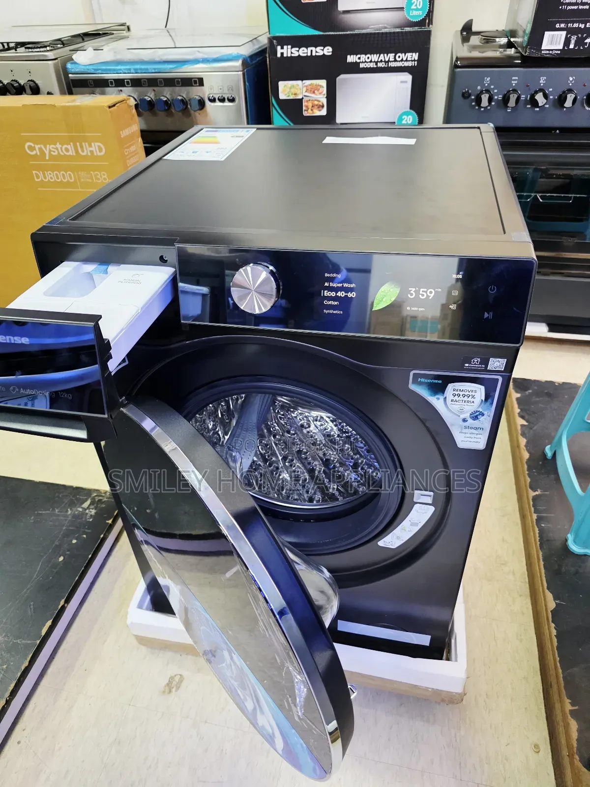 Hisense Super Ai 12kgs Fully Automatic Washing Machine