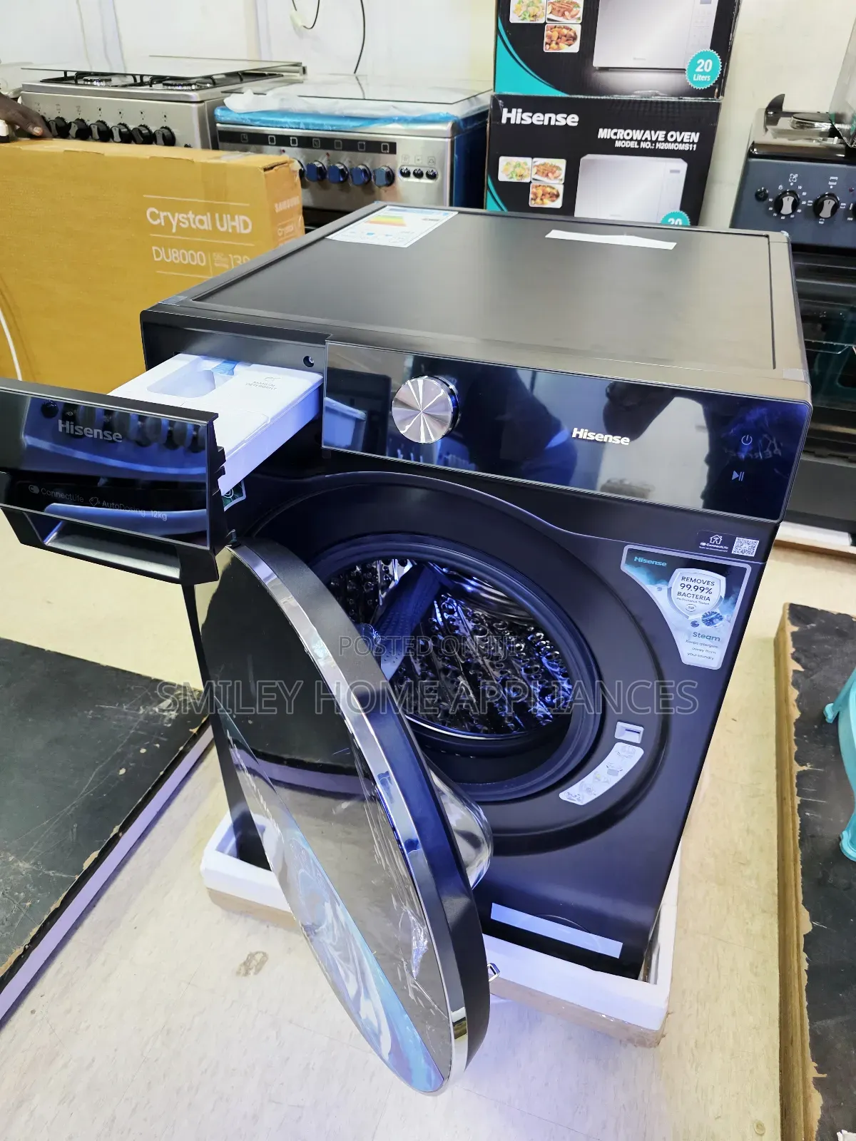 Super Artificial Intelligent Hisense 12kg Washingmachine