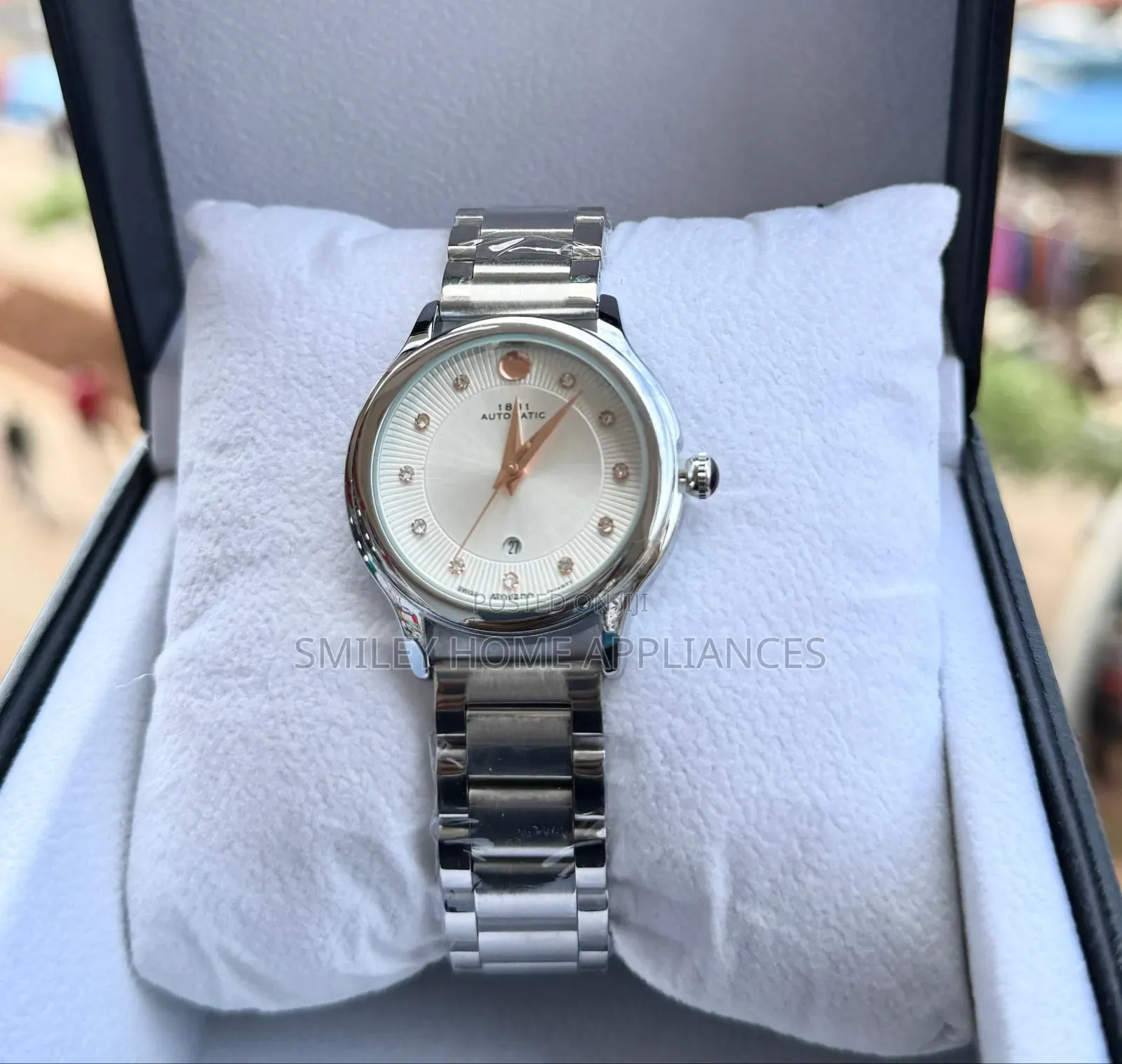 Stainless Steel White Face 1881 Automatic Ladies Watch