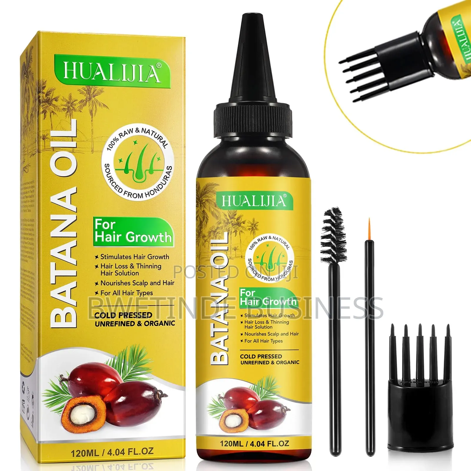 Batana Oil for Hair Growth 120ml, Raw Batana From Honduras