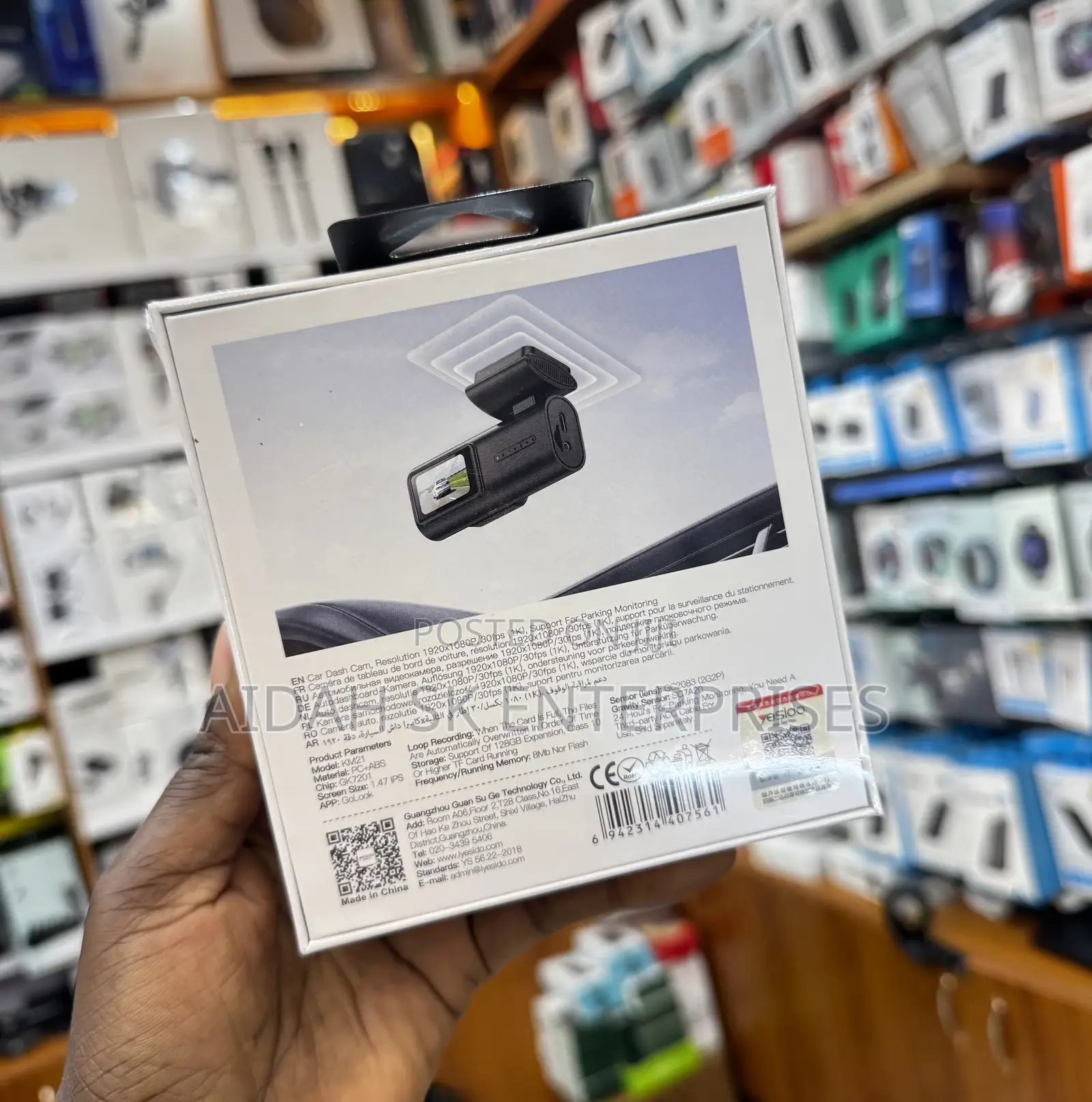 Yesido Car Dash Cam Model Km21
