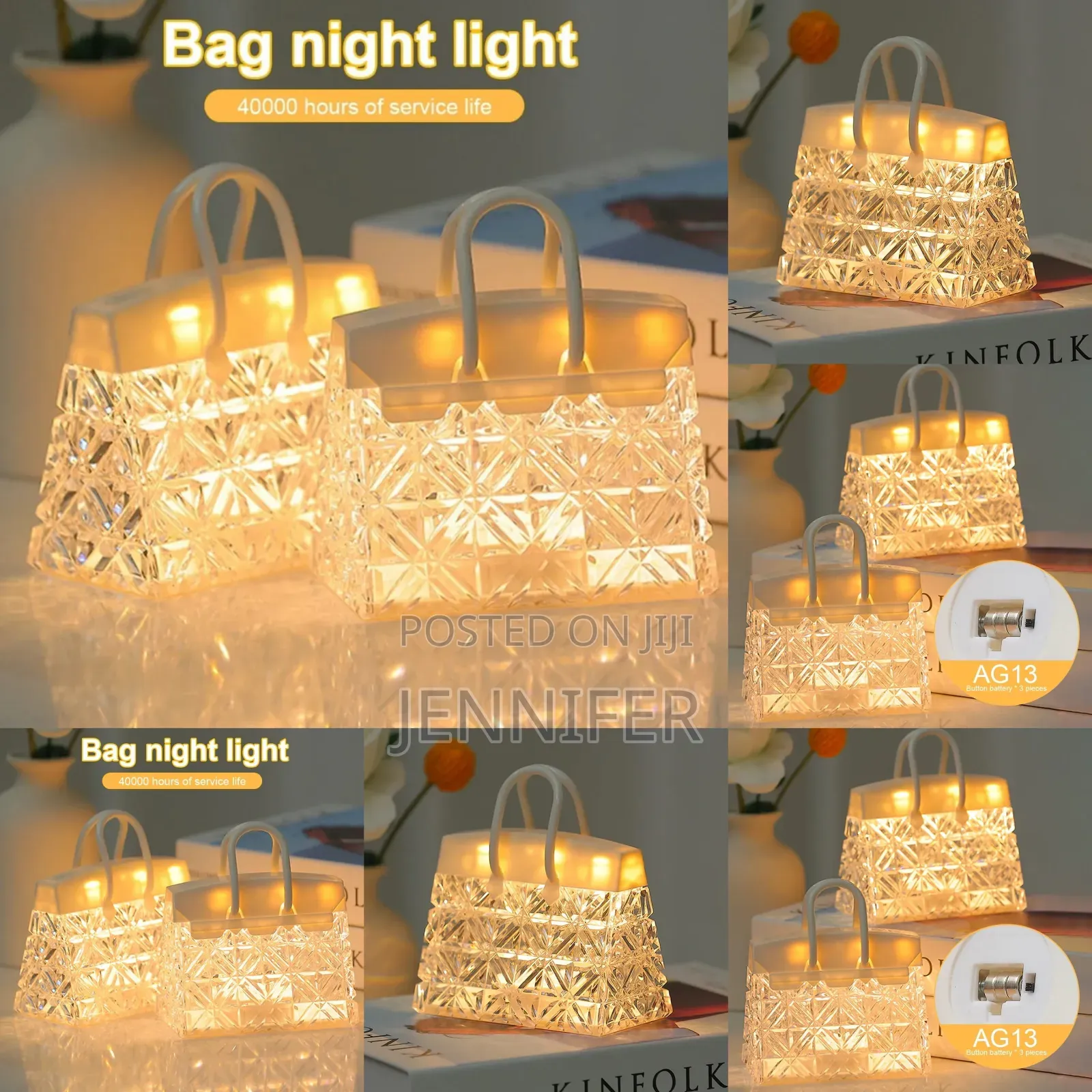 Crystal Decore Bag Light