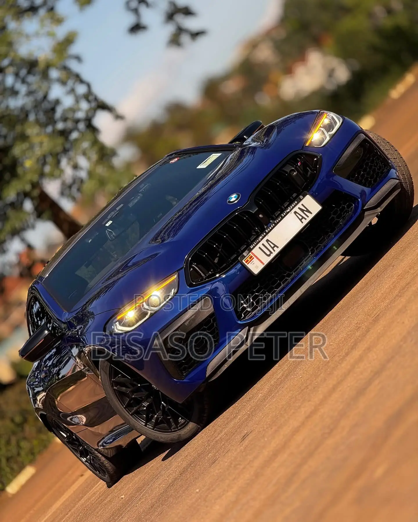 BMW M8 2021 Blue