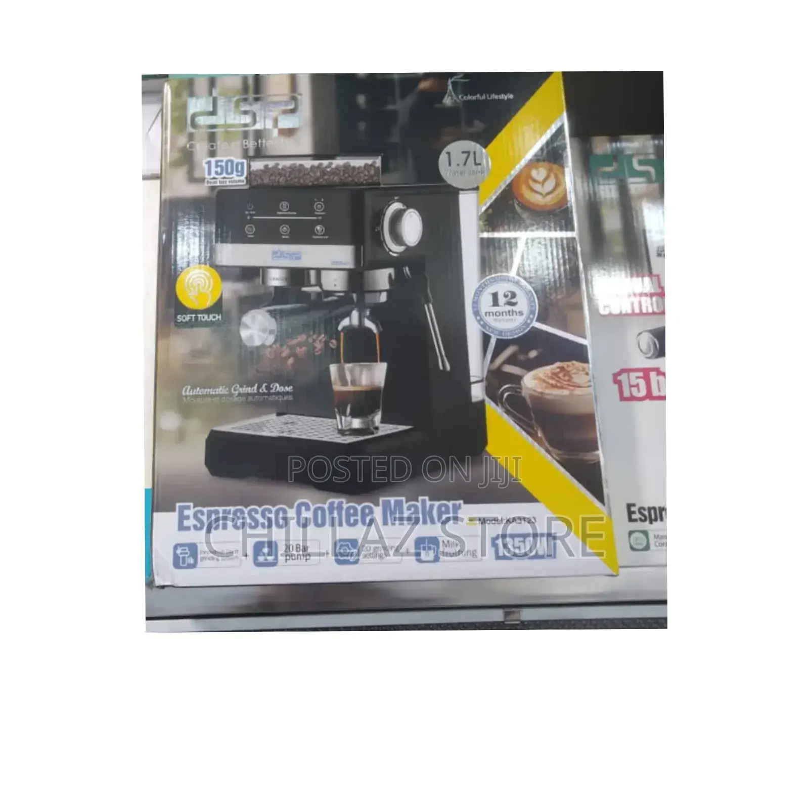 DSP Espresso Electric Coffee Machine Maker.