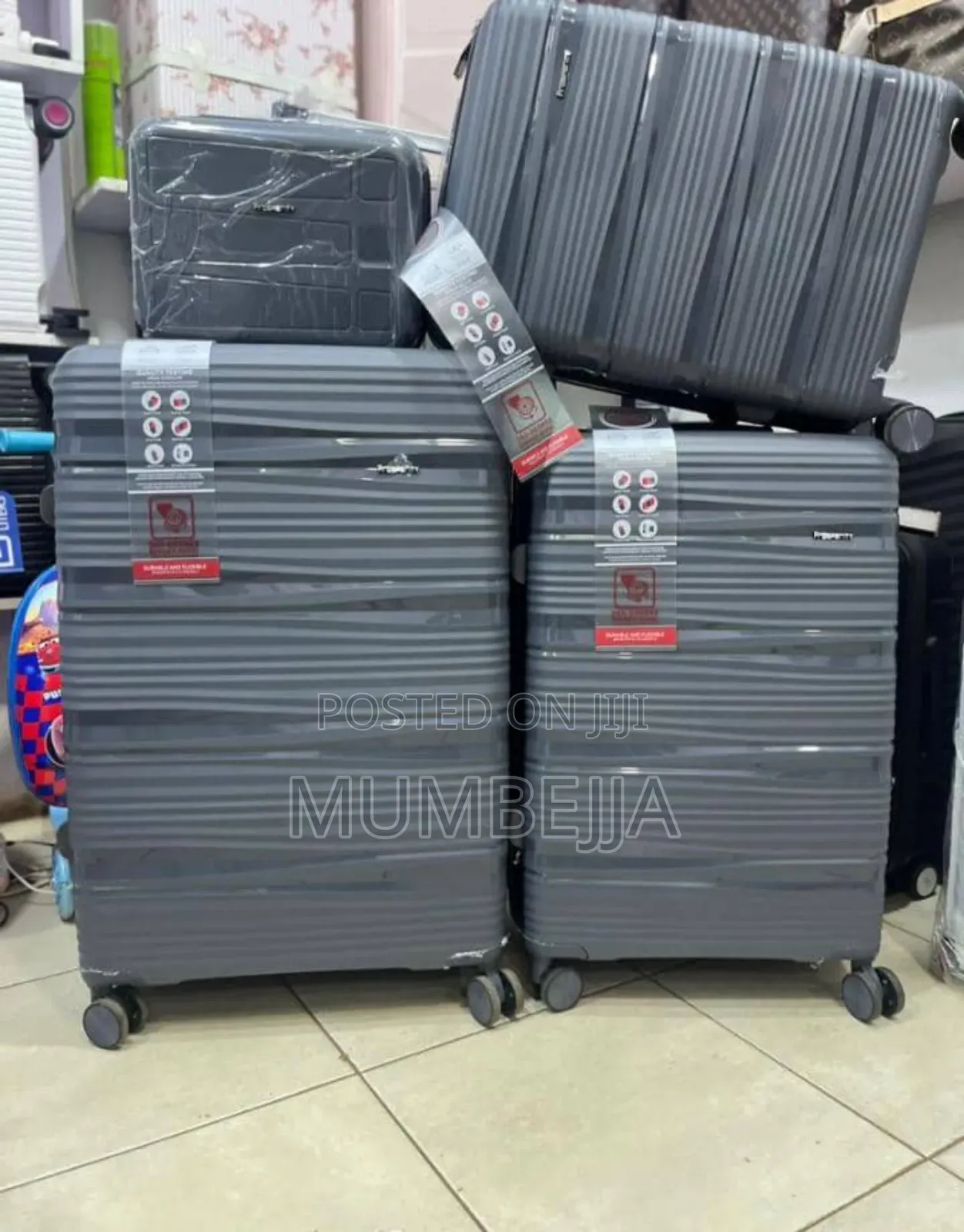 A Set of Black Bags .