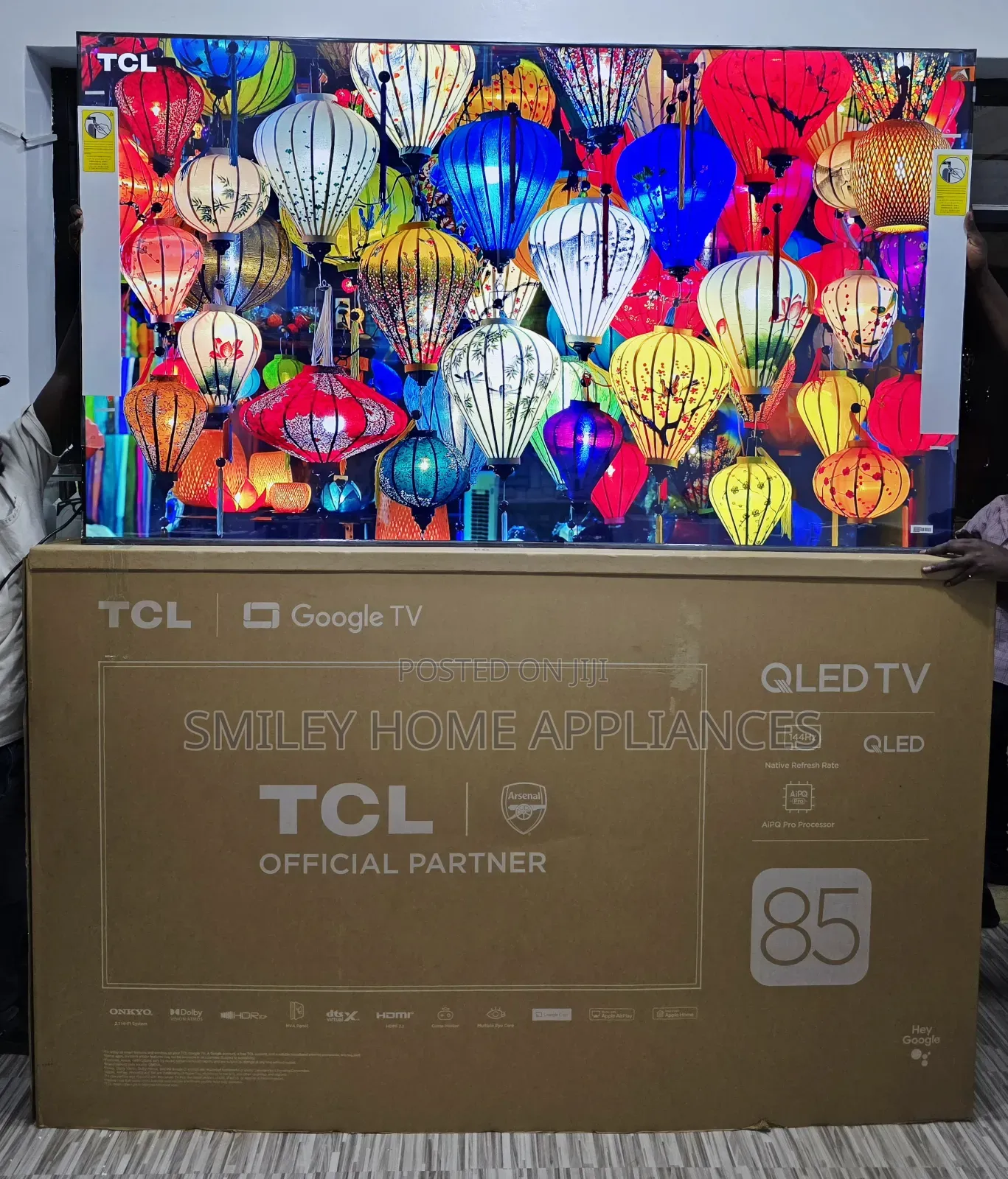 85inches Qled4k TCL Hdr10 Google Pro Android Tv