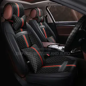 Black an Dc White Seat Covers