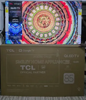TCL 85inches Qled4k Google Tv With 144hz Refresh Rates