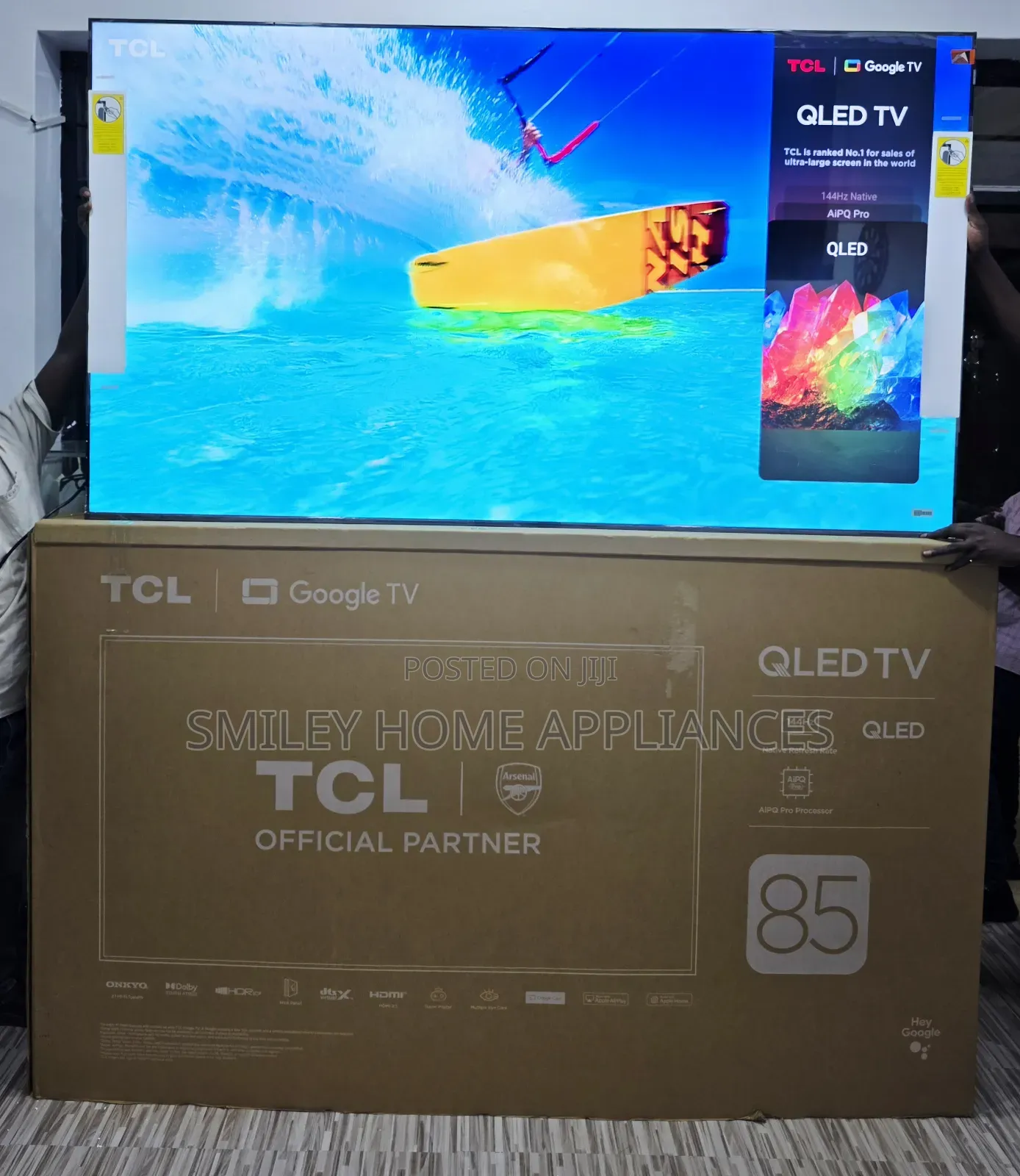 85inches TCL Andriod Pro Tv With 144hz Refresh Rates