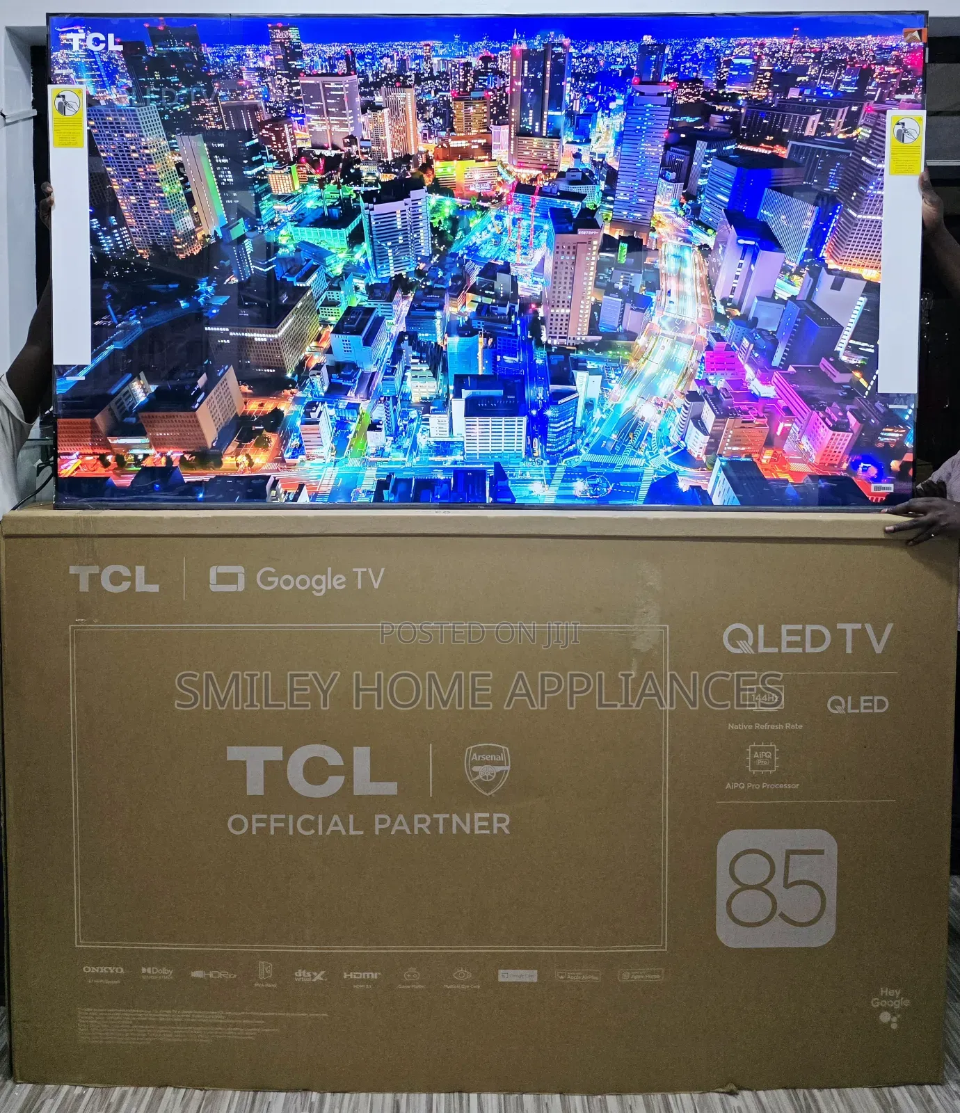 85inches TCL Qled4k Hdr10 Google Pro Andriod Tv With 144hz