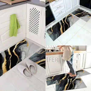 2pcs Waterproof Anti Slip Kitchen Mats