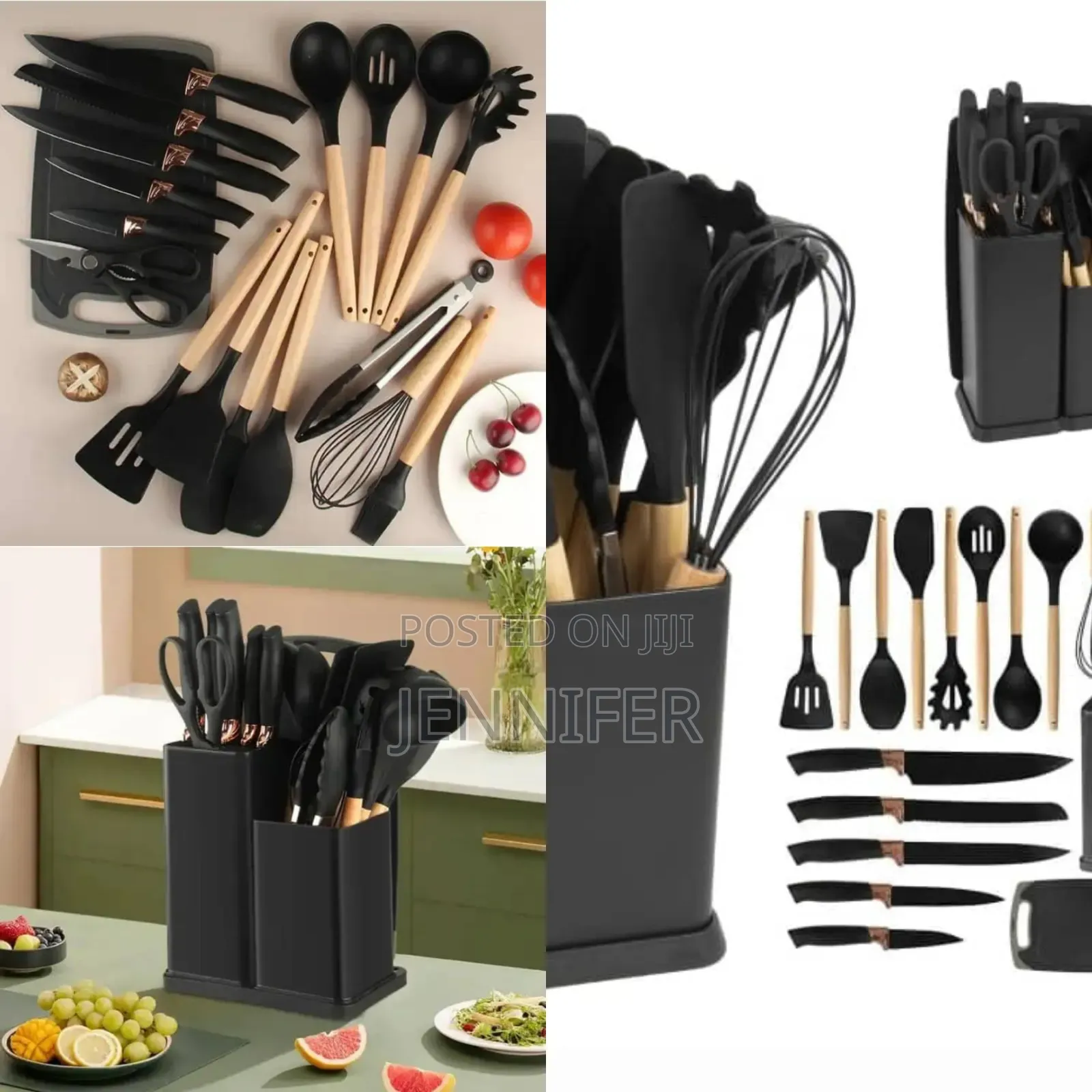 19pcs Non Sticky Kitchen Utensils Set