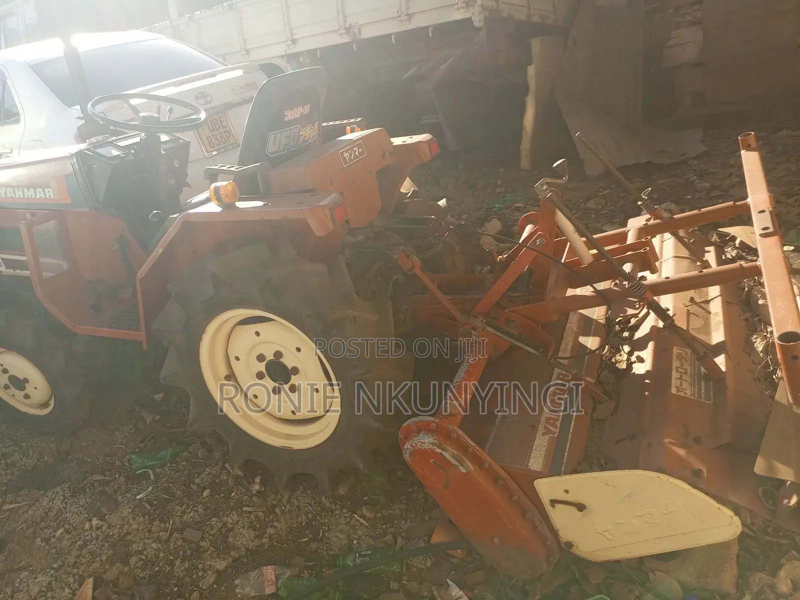 Ploughing Tractor