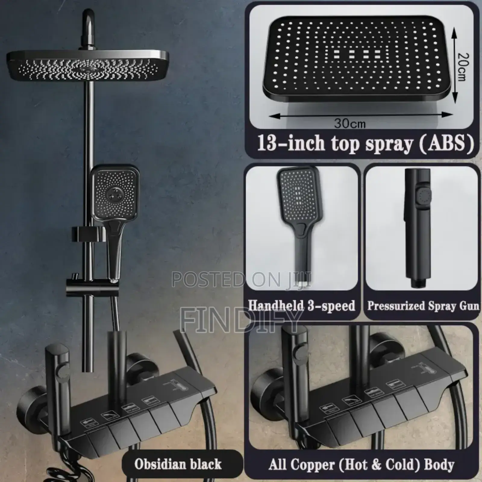 Thermostatic Digital Display Shower Mixer
