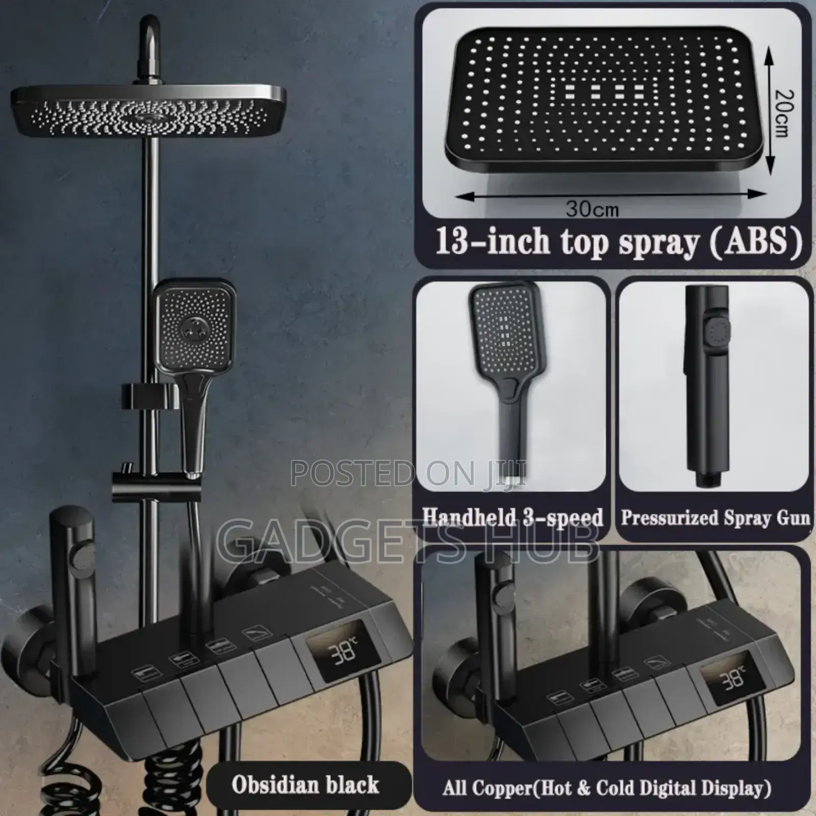 Thermostatic Digital Display Shower Mixer