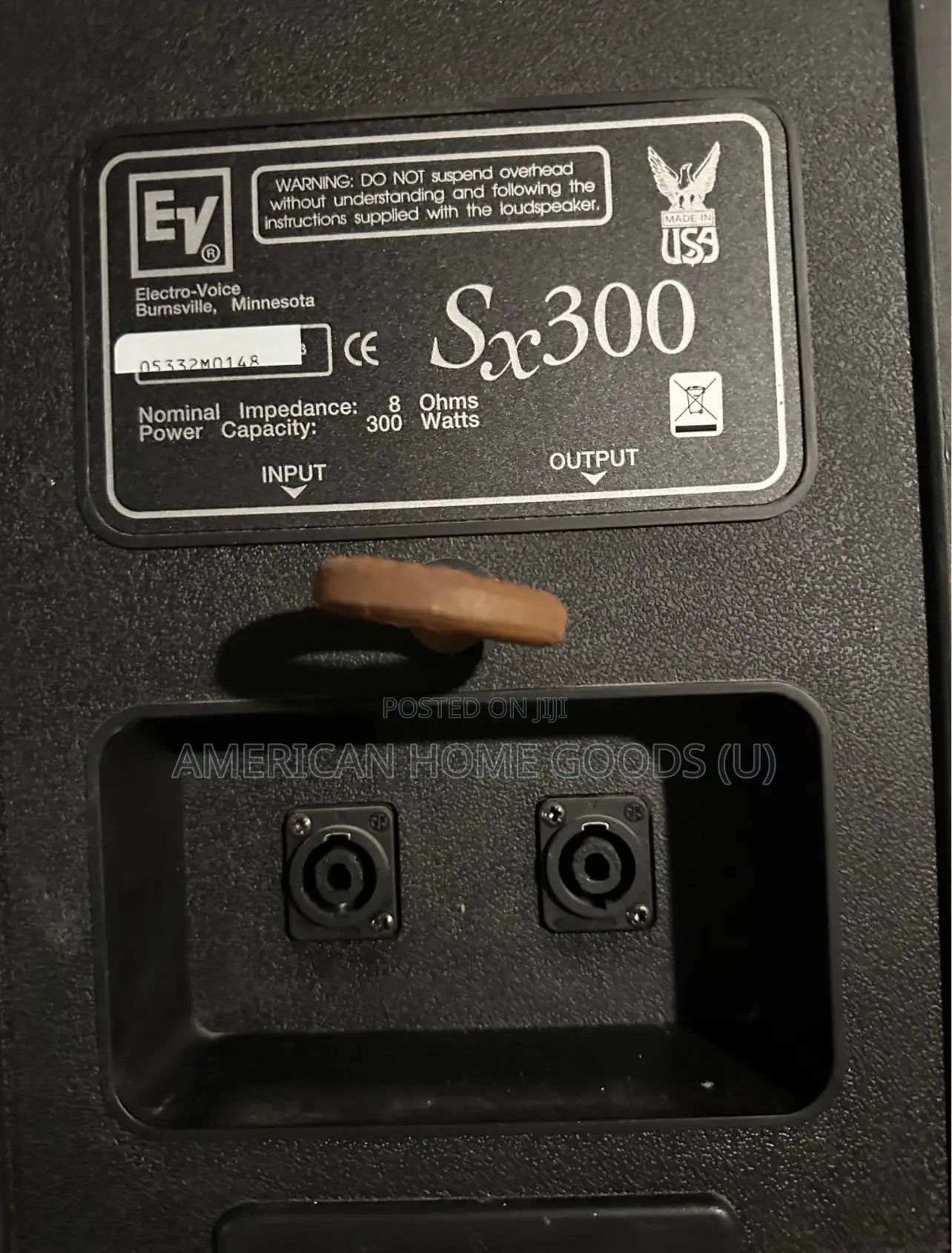 Pair of Electro Voice Ev Sx-300 Speakers, Powerful Speakers