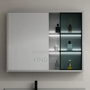 Wall Mount Bathroom Vanity Cabinets Basin and Led Mirrors