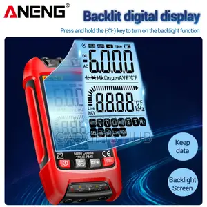 Smart Intelligent Digital Multimeter 6000 Counts Meter Temp
