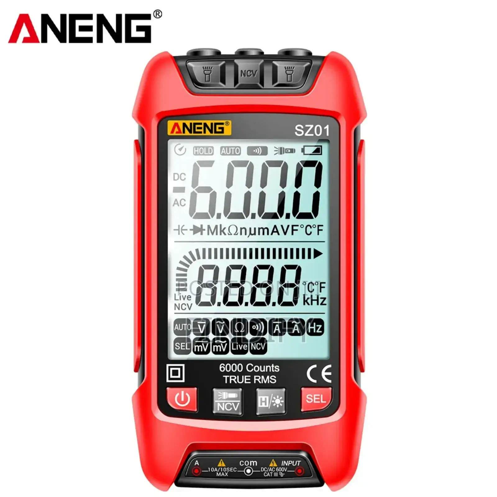 Smart Intelligent Digital Multimeter 6000 Counts Meter Temp