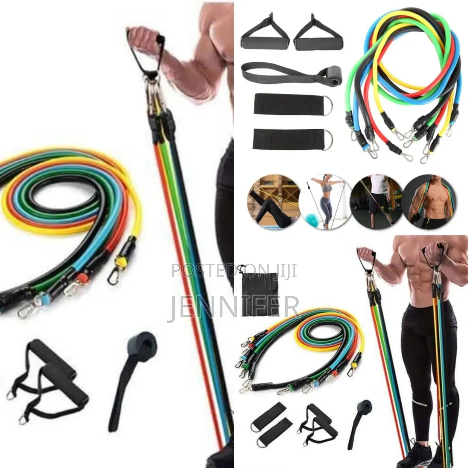 Home Gym Resistance Bands Set
