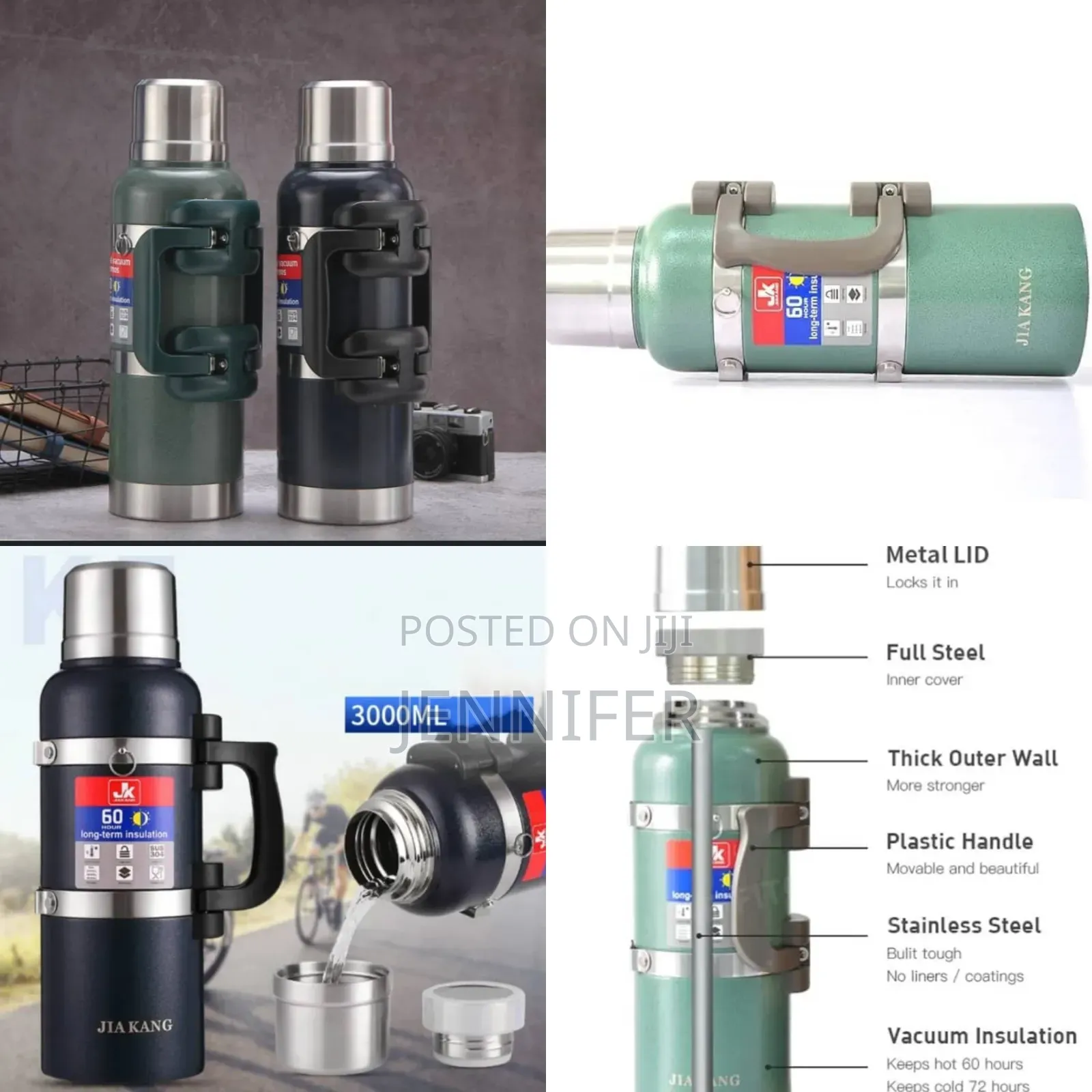 3l Insulation Vacuum Flask 60hrs